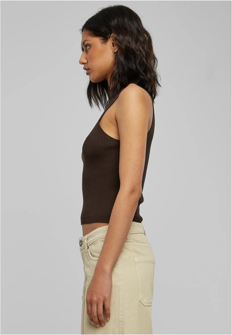 UC Short Rib Knit Turtleneck Top