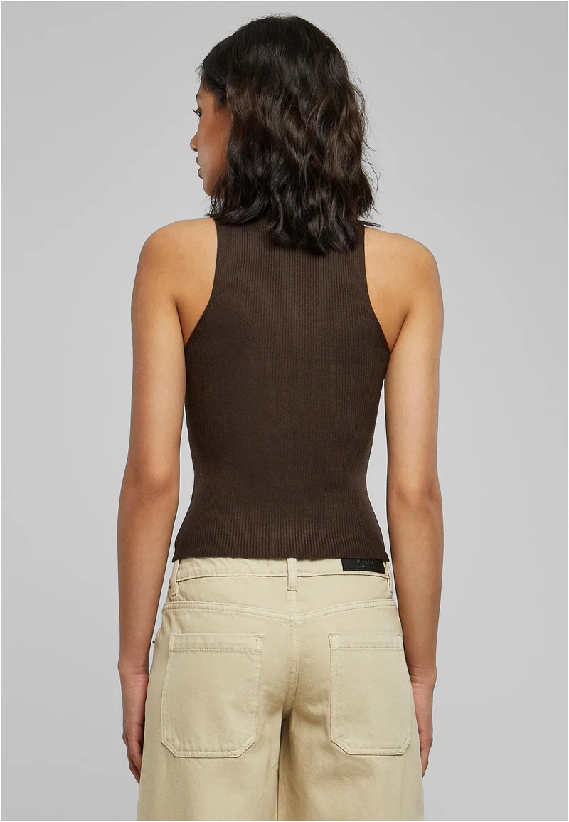 UC Short Rib Knit Turtleneck Top