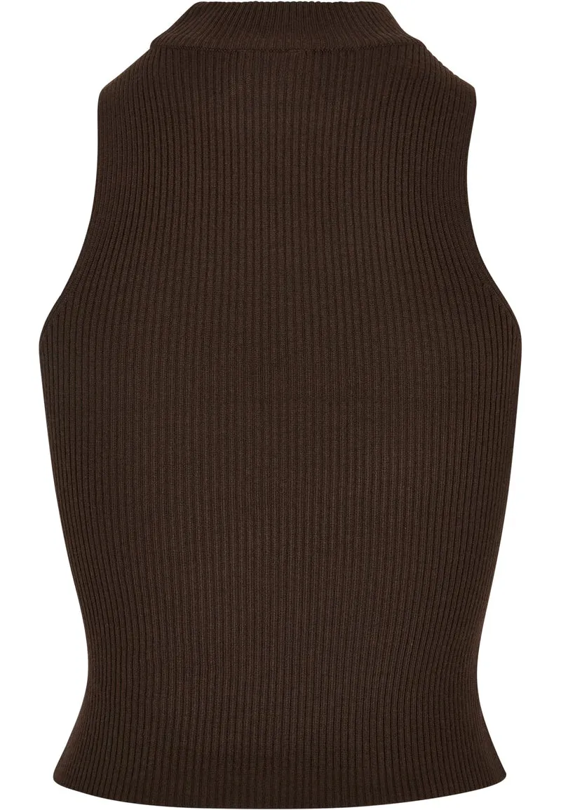 UC Short Rib Knit Turtleneck Top