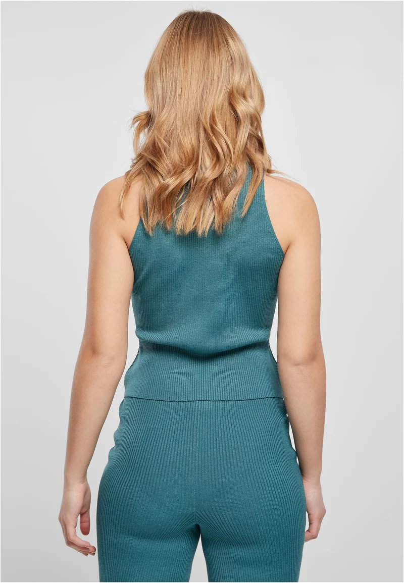UC Short Rib Knit Turtleneck Top