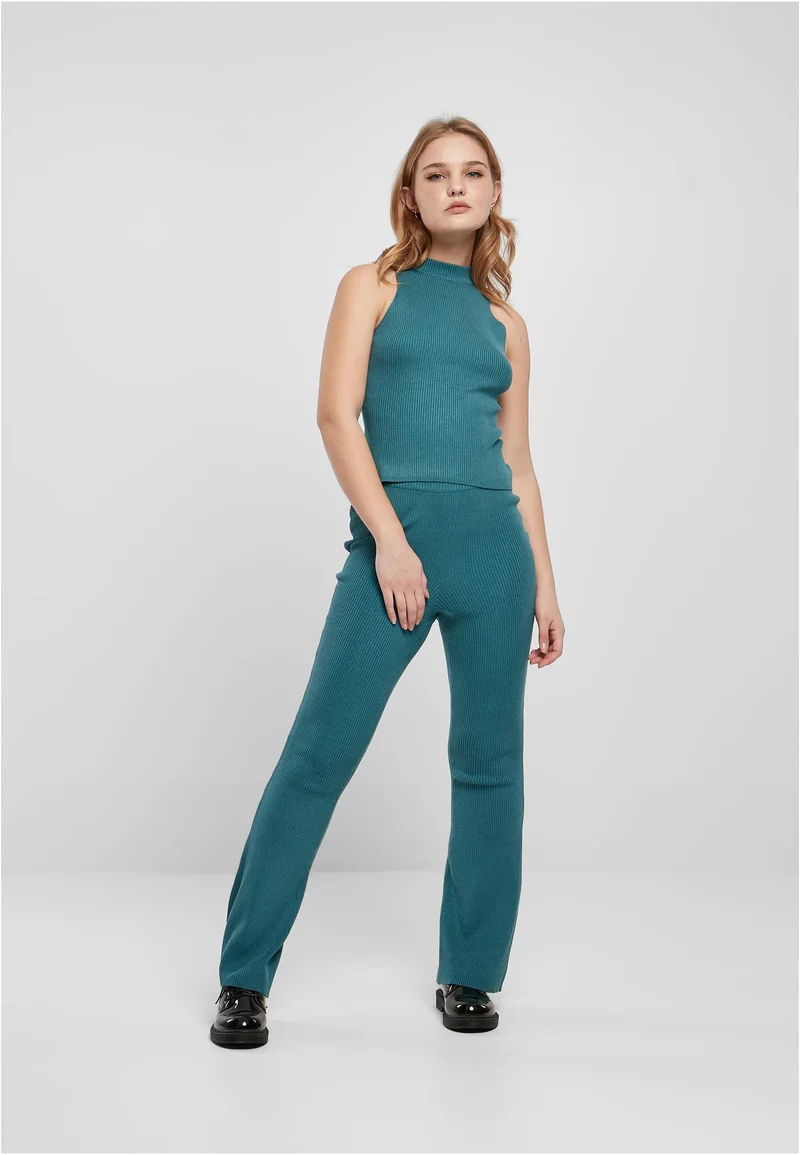 UC Short Rib Knit Turtleneck Top