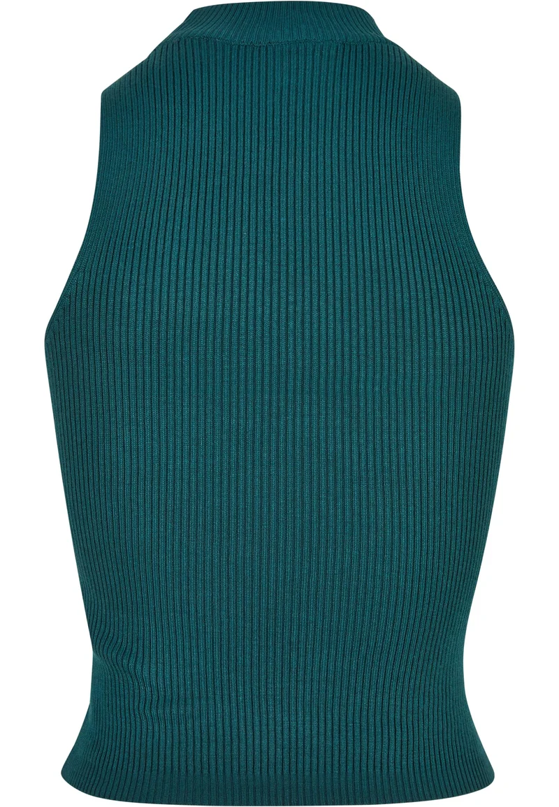 UC Short Rib Knit Turtleneck Top