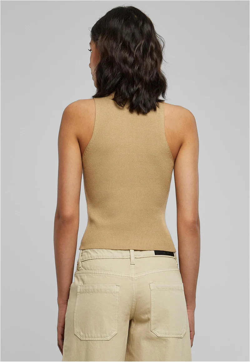 UC Short Rib Knit Turtleneck Top