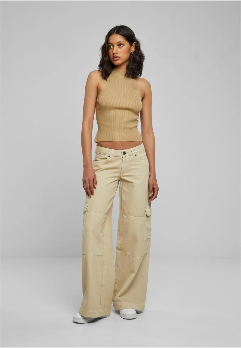 UC Short Rib Knit Turtleneck Top