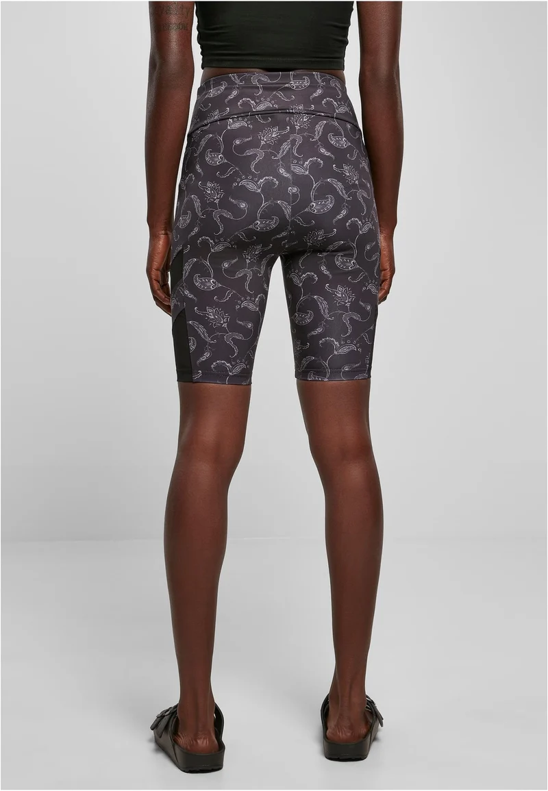 UC High Waist Tech Mesh AOP Cycle Shorts