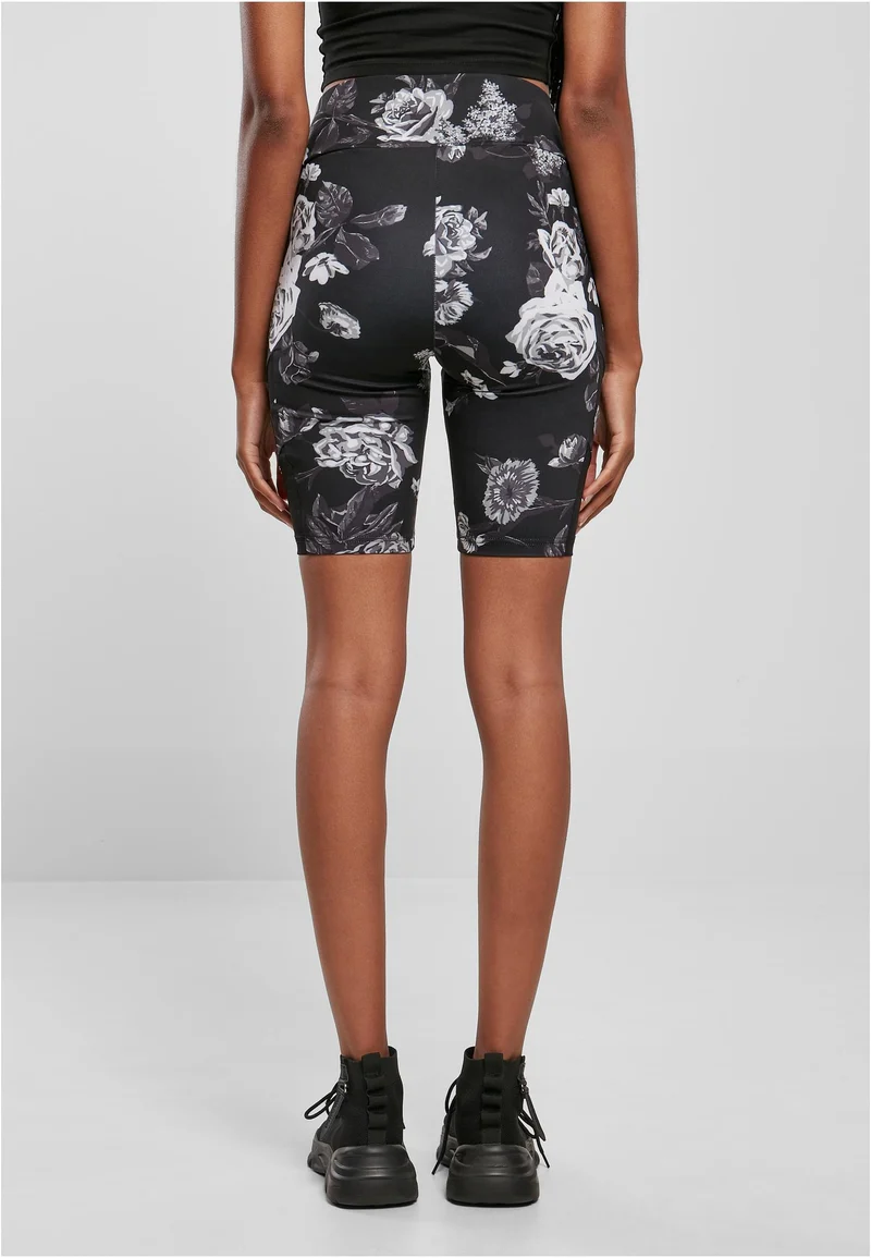 UC High Waist Tech Mesh AOP Cycle Shorts
