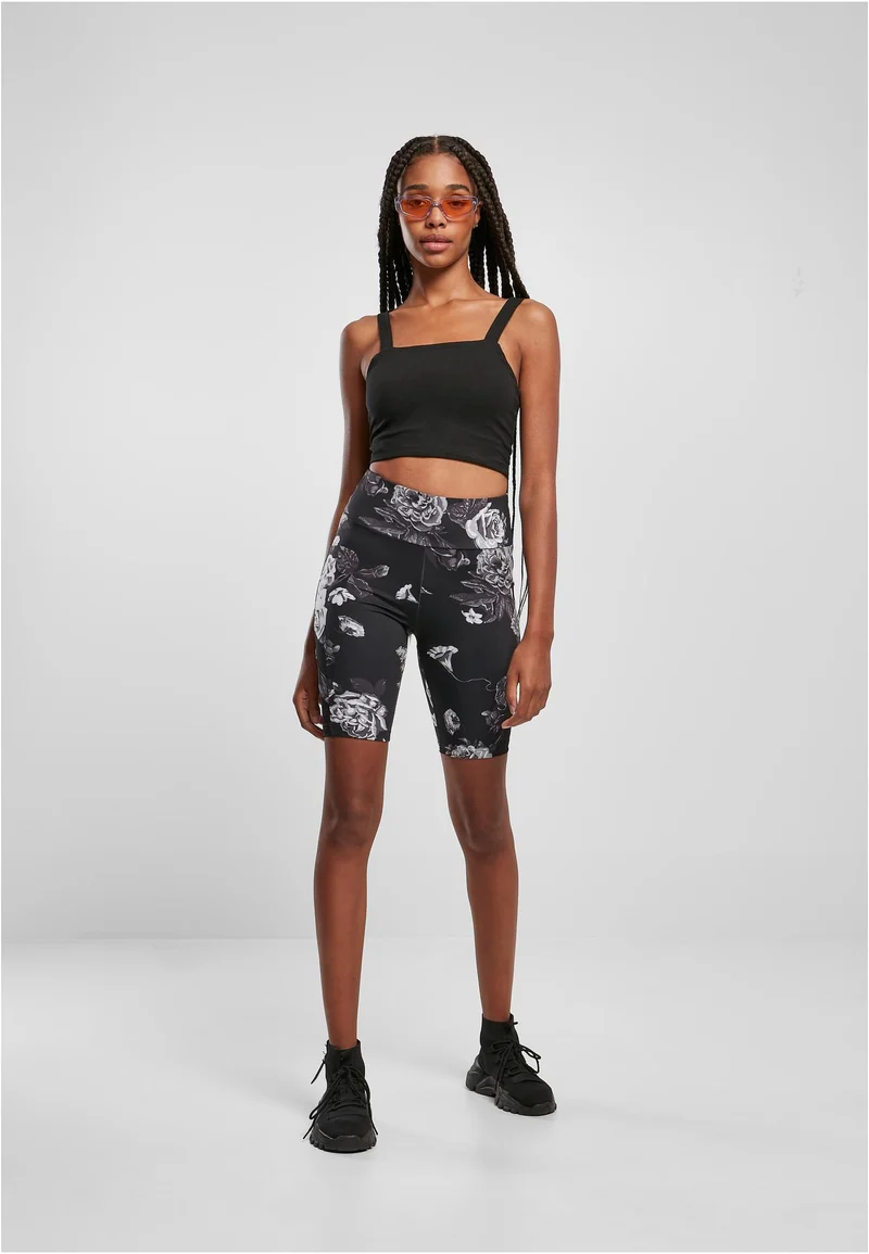 UC High Waist Tech Mesh AOP Cycle Shorts