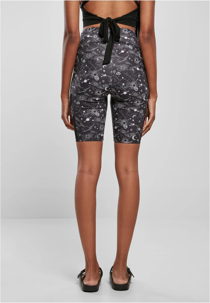 UC High Waist Tech Mesh AOP Cycle Shorts