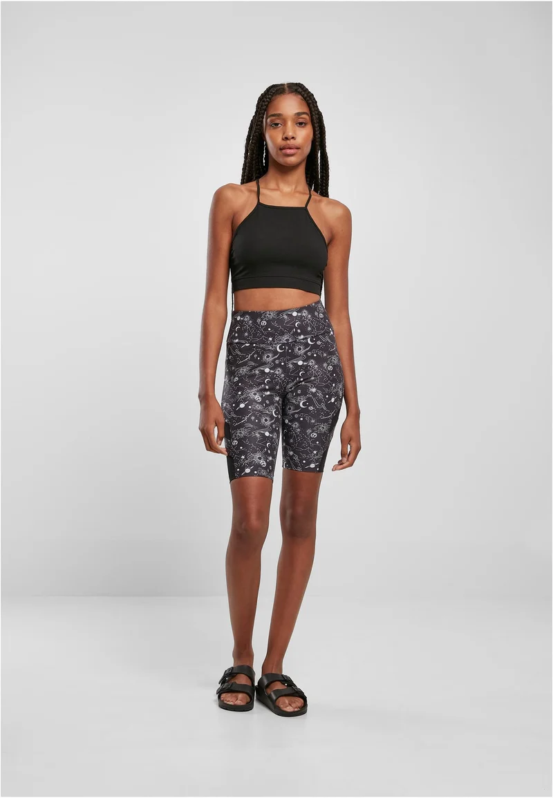 UC High Waist Tech Mesh AOP Cycle Shorts