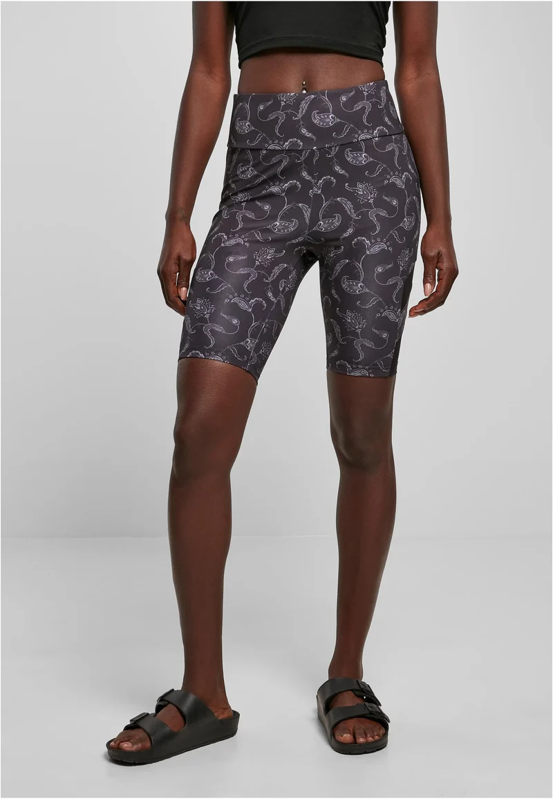 UC High Waist Tech Mesh AOP Cycle Shorts