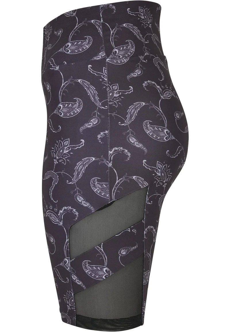 UC High Waist Tech Mesh AOP Cycle Shorts
