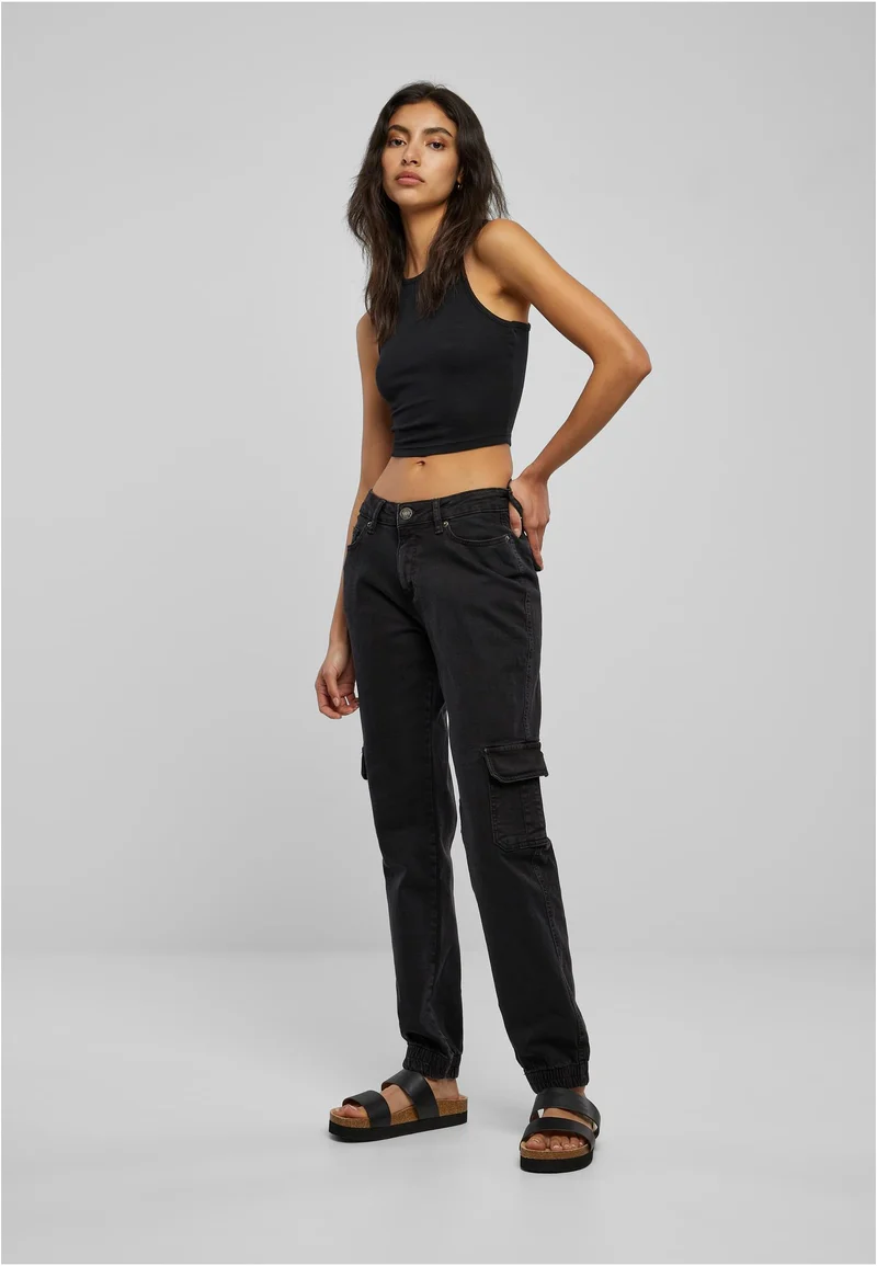 UC Organic Stretch Denim Cargo Pants