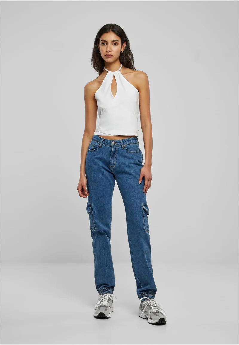 UC Organic Stretch Denim Cargo Pants