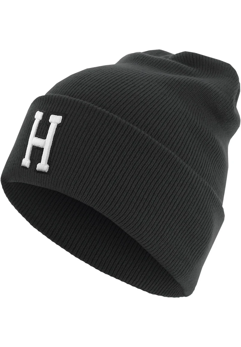 MSTRDS Letter Cuff Knit Beanie