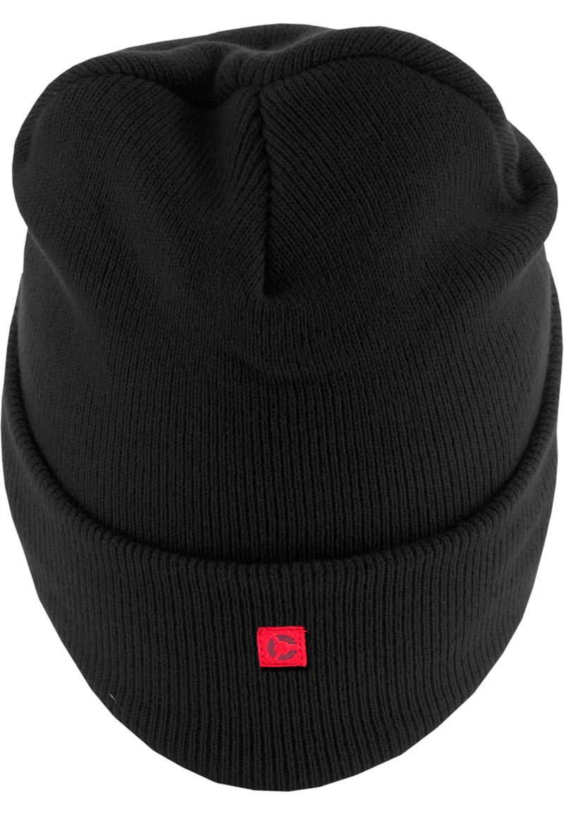 MSTRDS Letter Cuff Knit Beanie