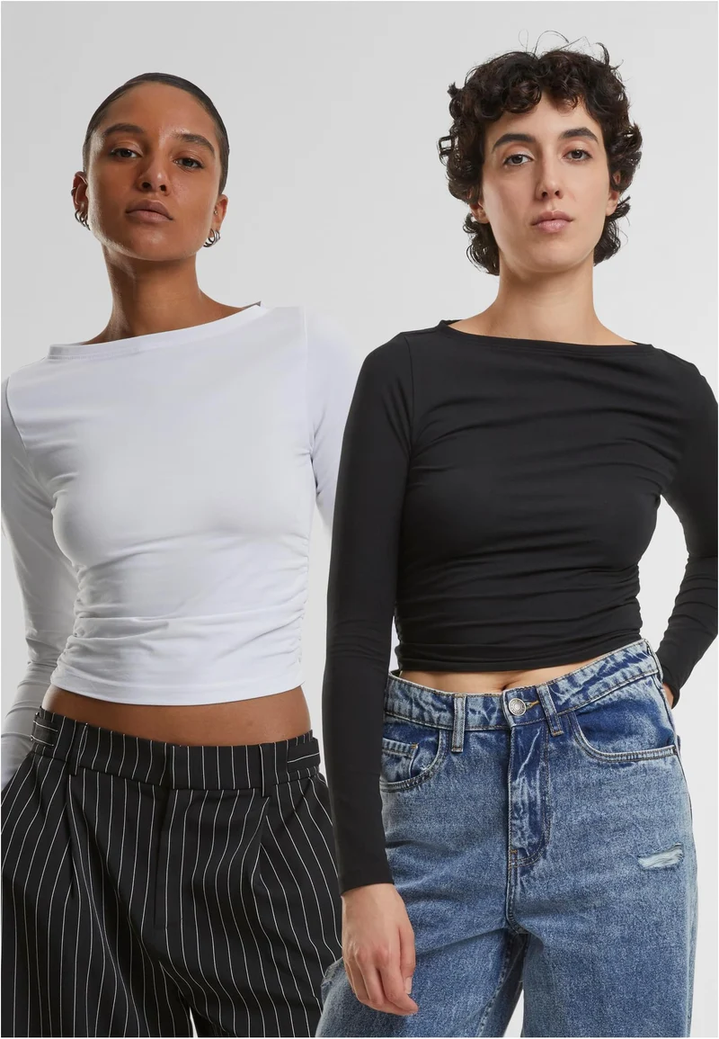 UC Ruffled Super Slim Longsleeve 2-Pack