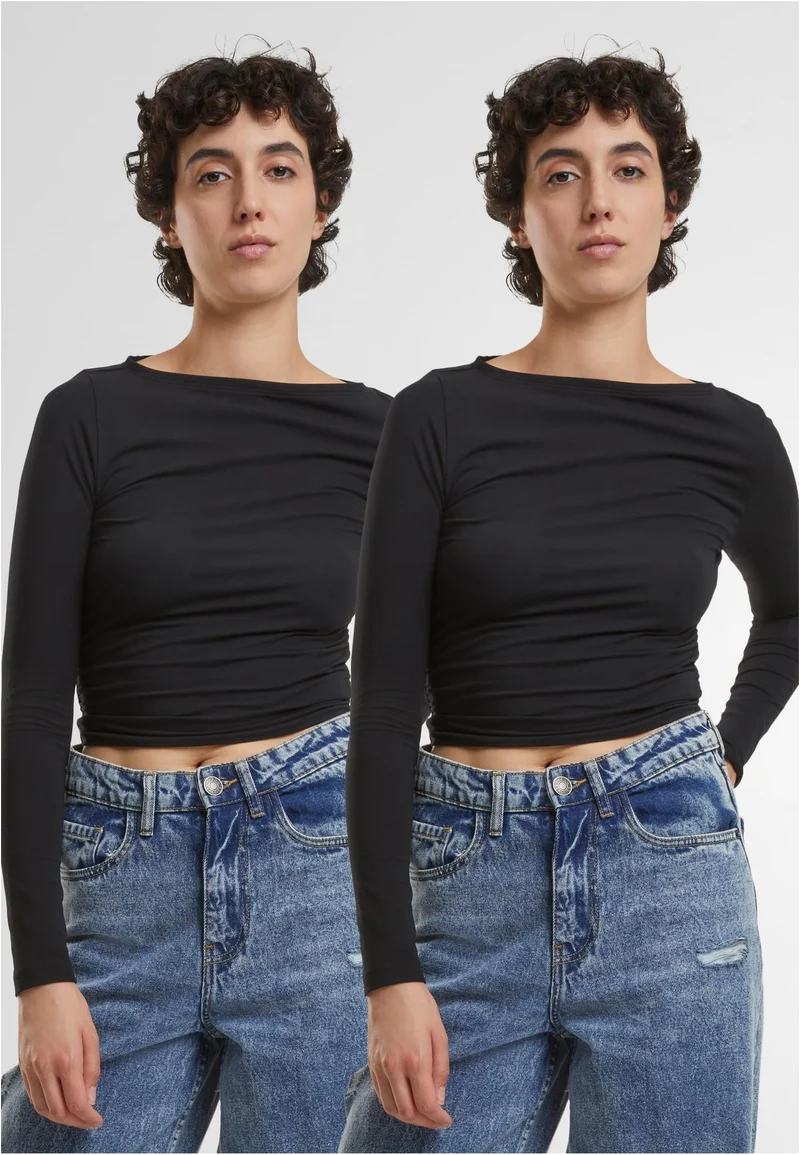 UC Ruffled Super Slim Longsleeve 2-Pack