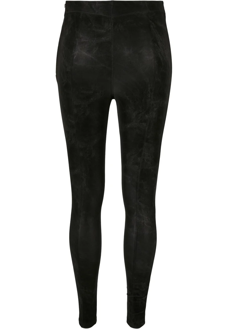 UC Washed Faux Leather Pants