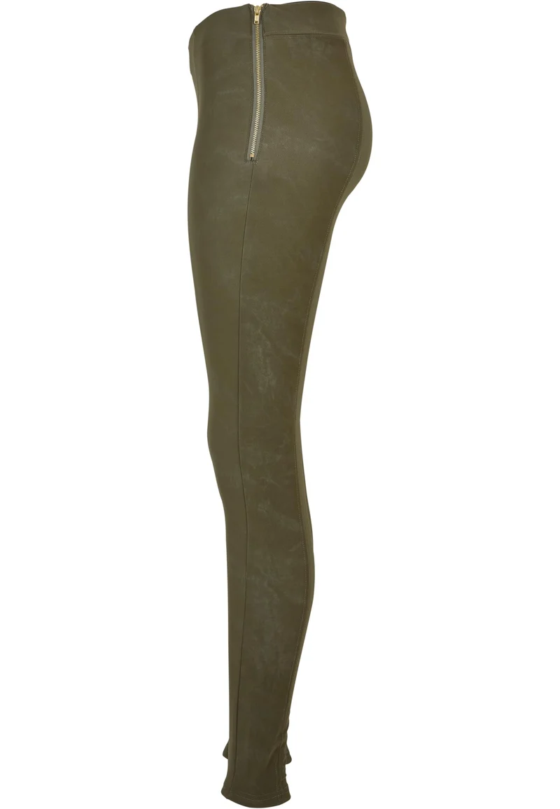 UC Washed Faux Leather Pants