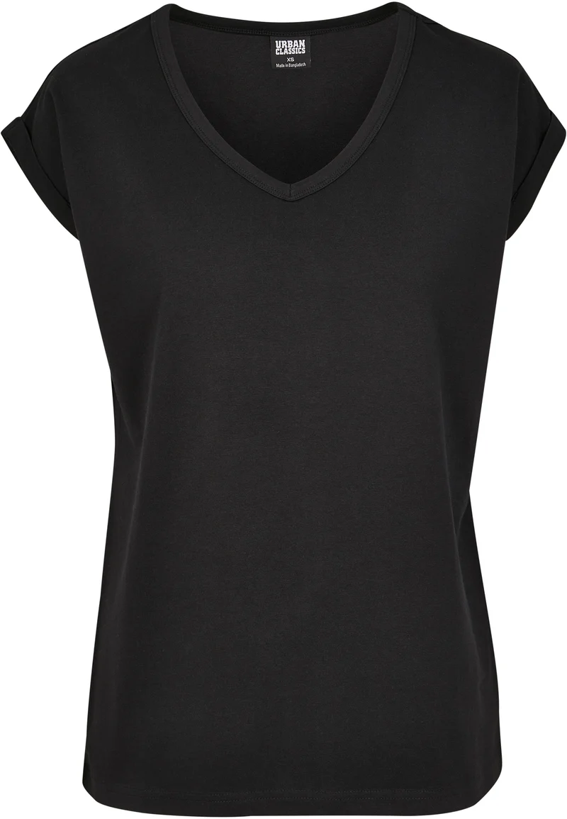 UC Round V-Neck Extended Shoulder Tee