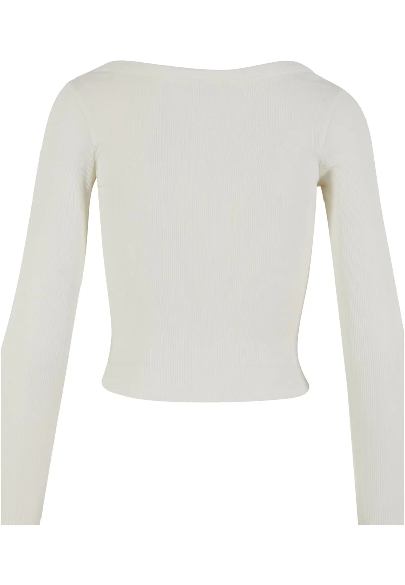 UC Organic Rib Jersey Wide Neck Longsleeve