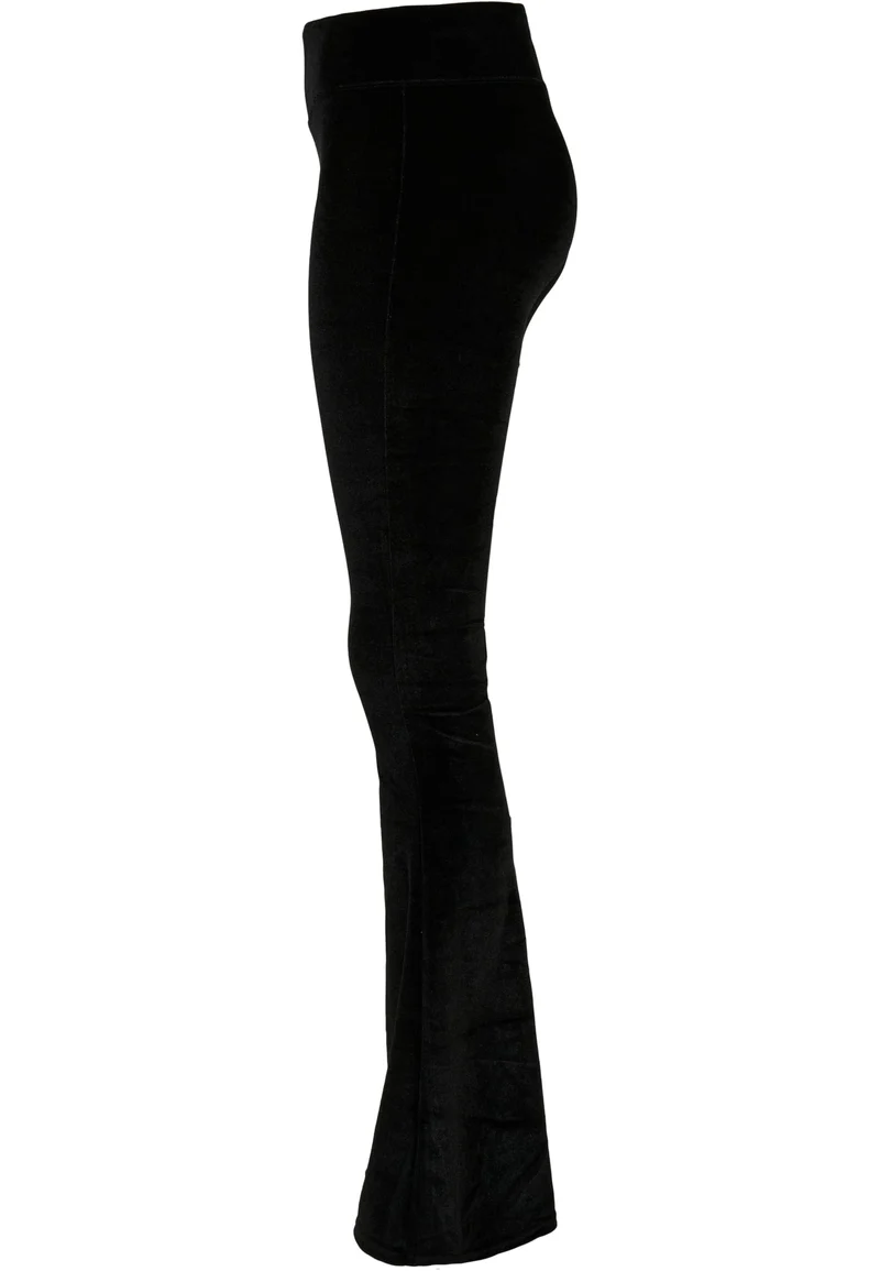 UC High Waist Velvet Boot Cut Tights