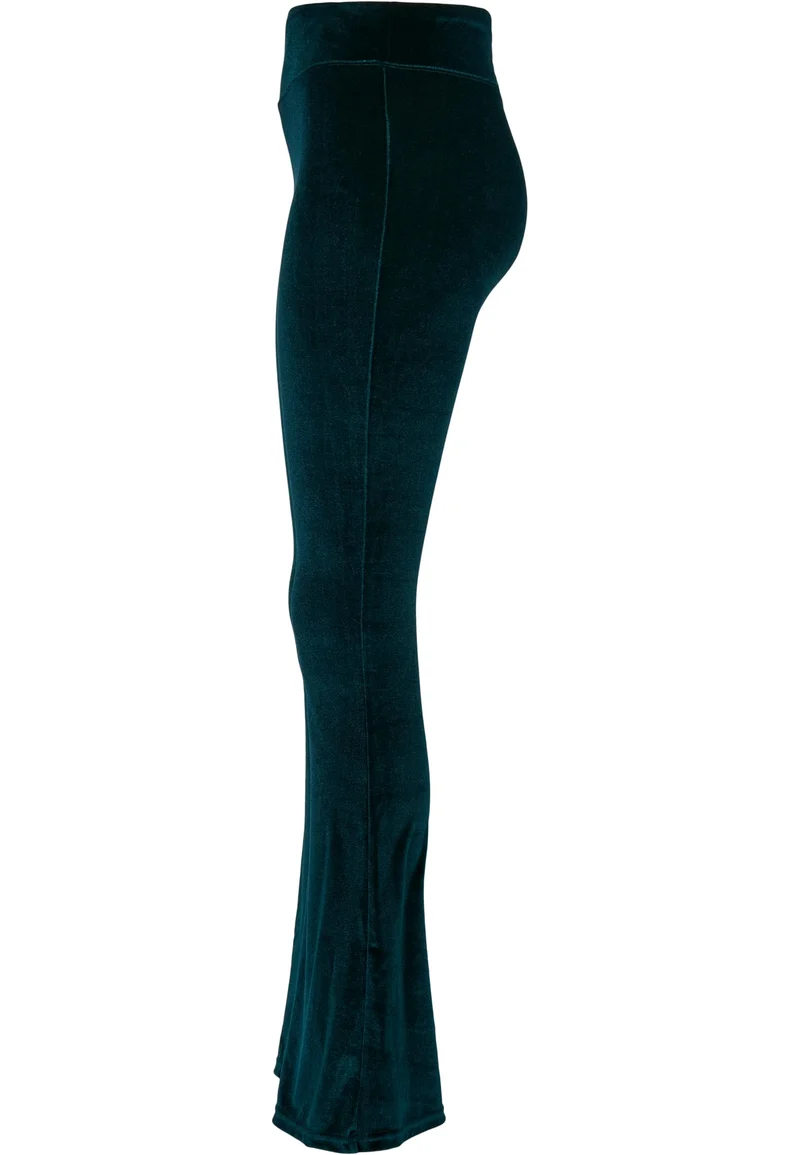 UC High Waist Velvet Boot Cut Tights