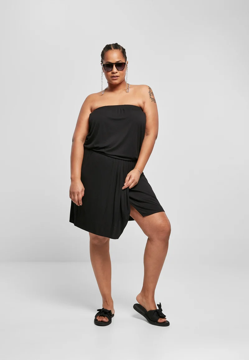 UC Viscose Short Bandeau Dress