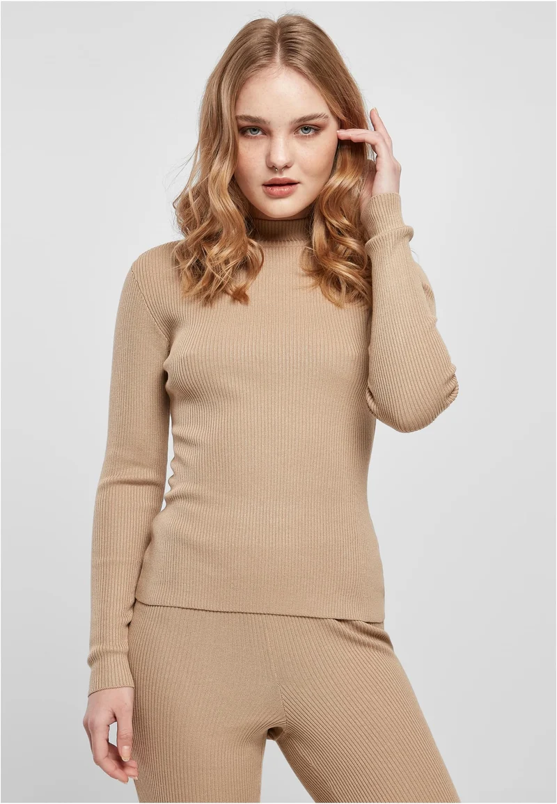 UC Rib Knit Turtelneck Sweater