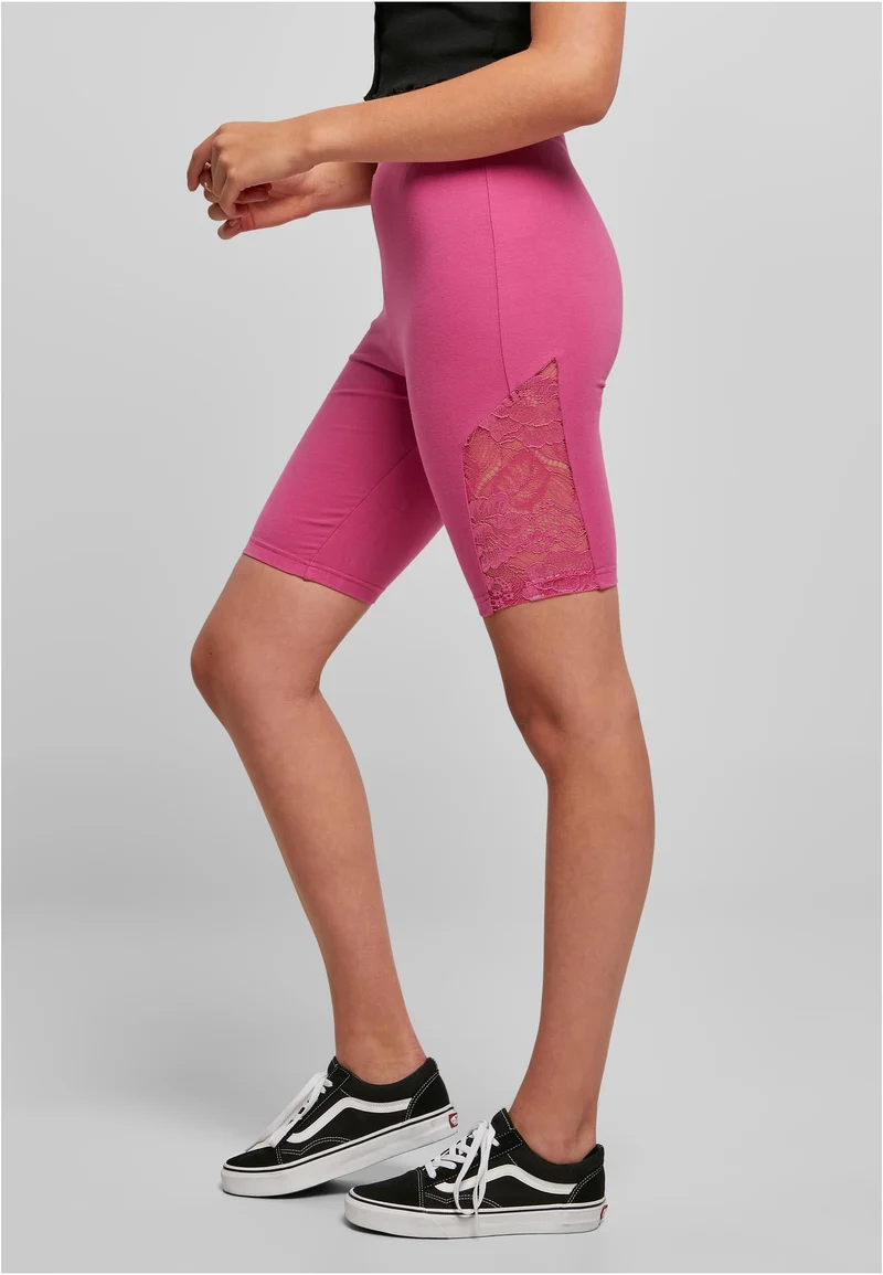 UC High Waist Lace Inset Cycle Shorts