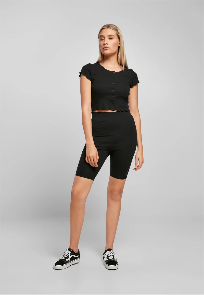 UC High Waist Lace Inset Cycle Shorts