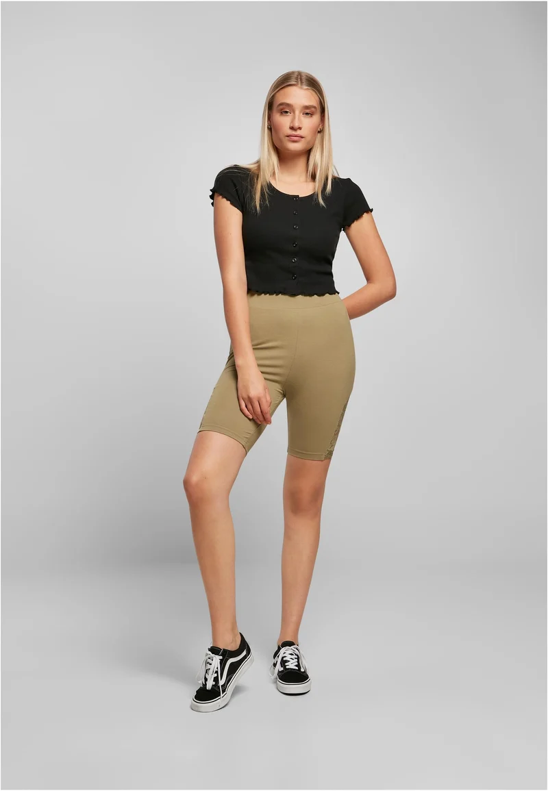 UC High Waist Lace Inset Cycle Shorts