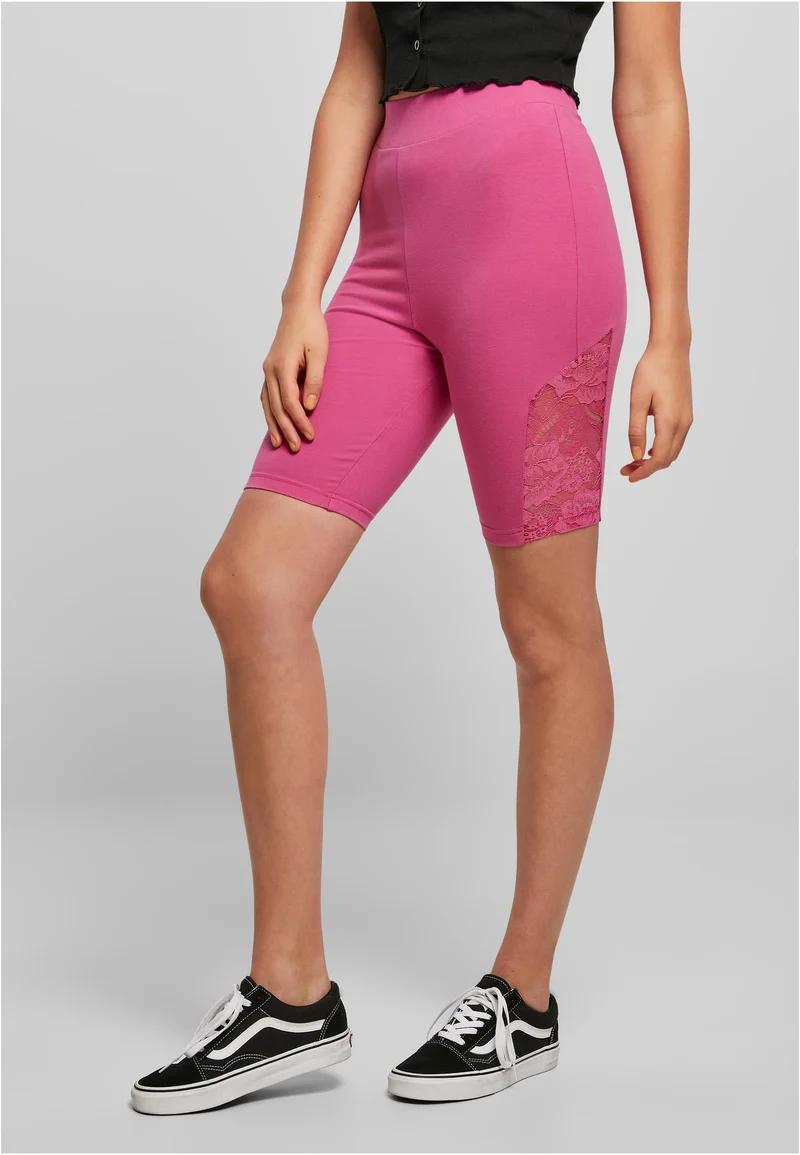 UC High Waist Lace Inset Cycle Shorts