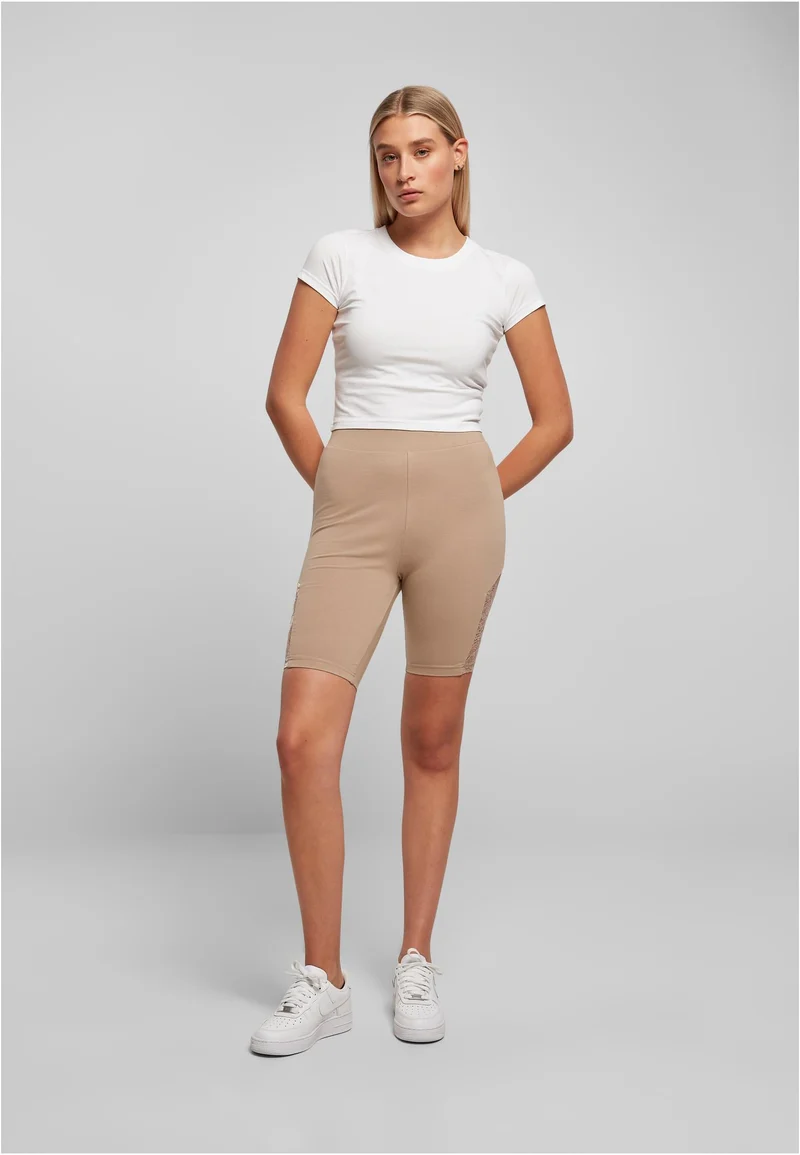 UC High Waist Lace Inset Cycle Shorts