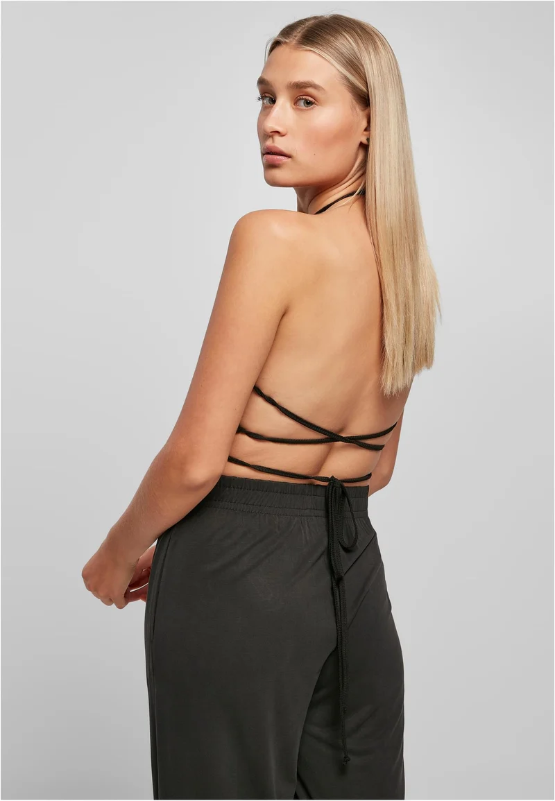 UC Rib Trapeze Cropped Top