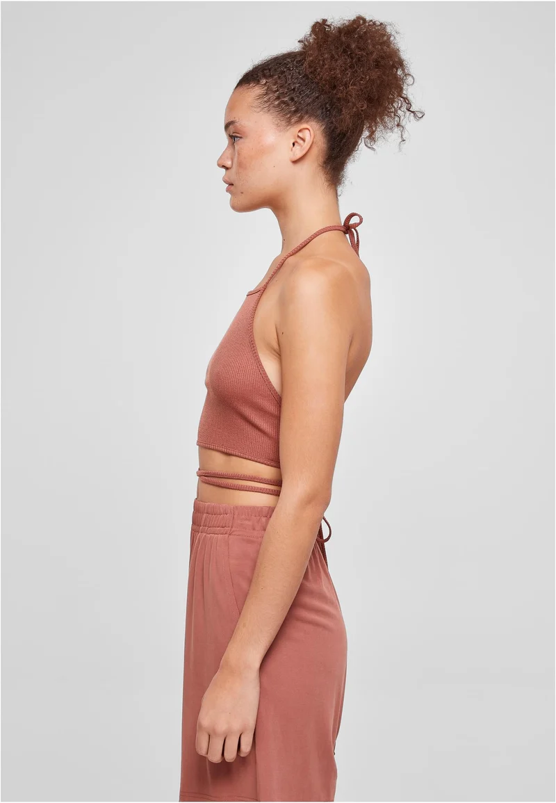 UC Rib Trapeze Cropped Top