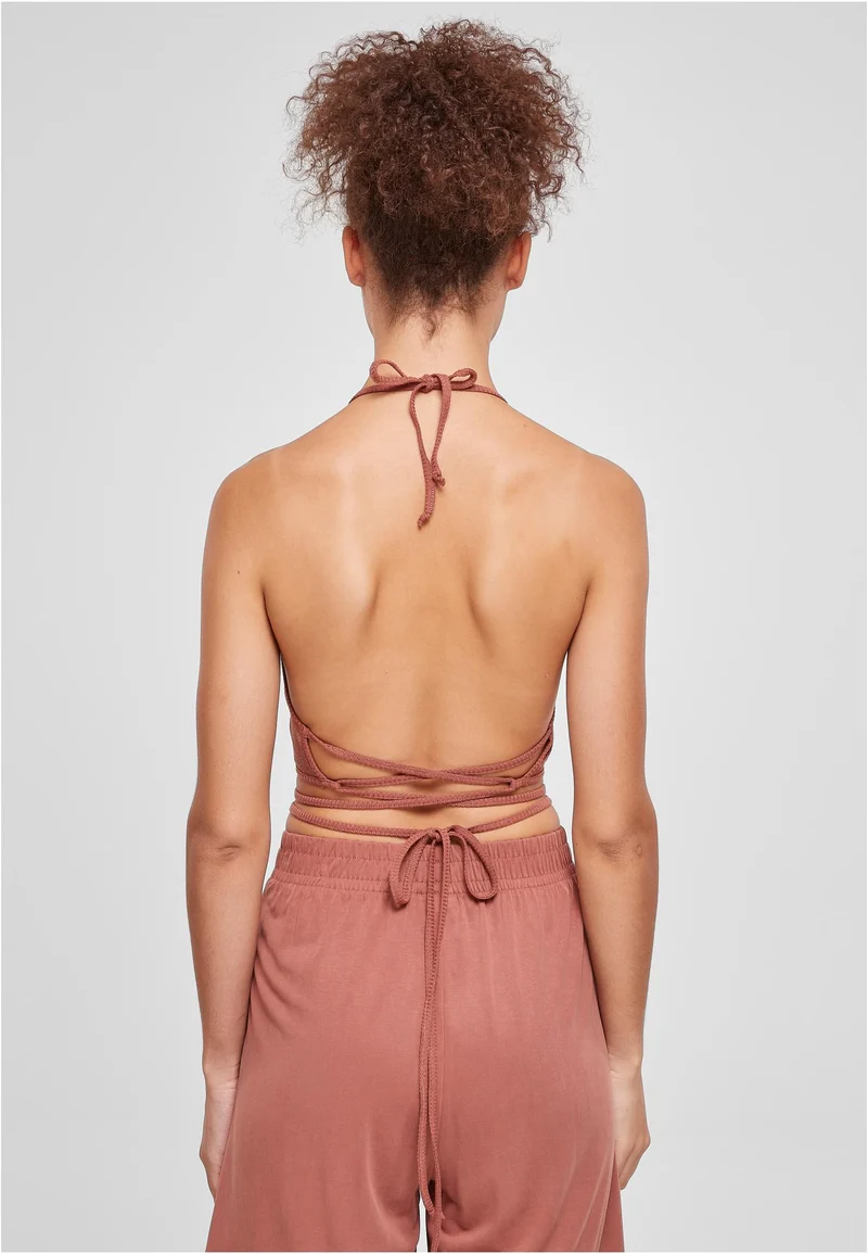 UC Rib Trapeze Cropped Top