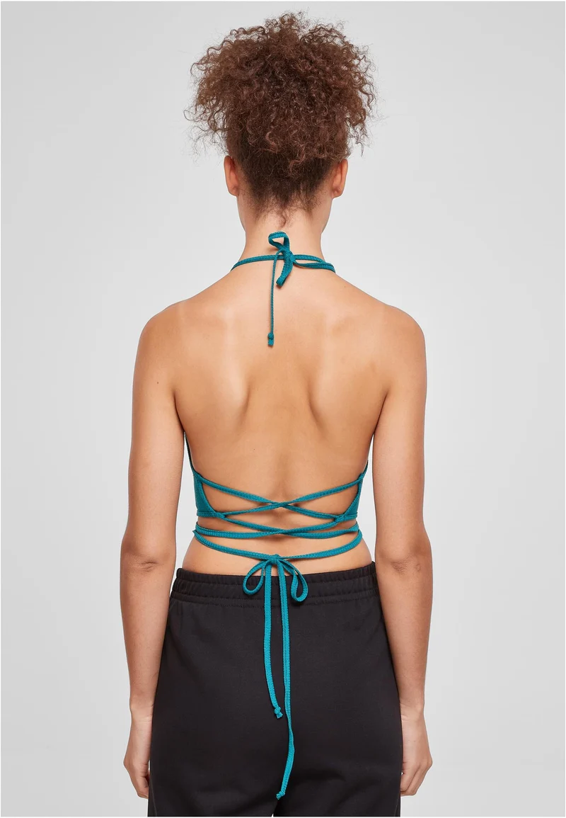 UC Rib Trapeze Cropped Top