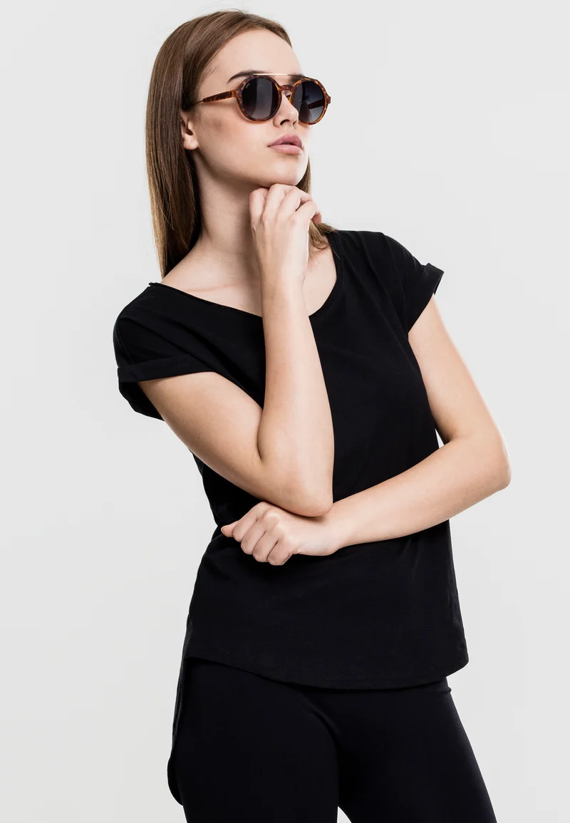 UC Long Back Shaped Slub Tee