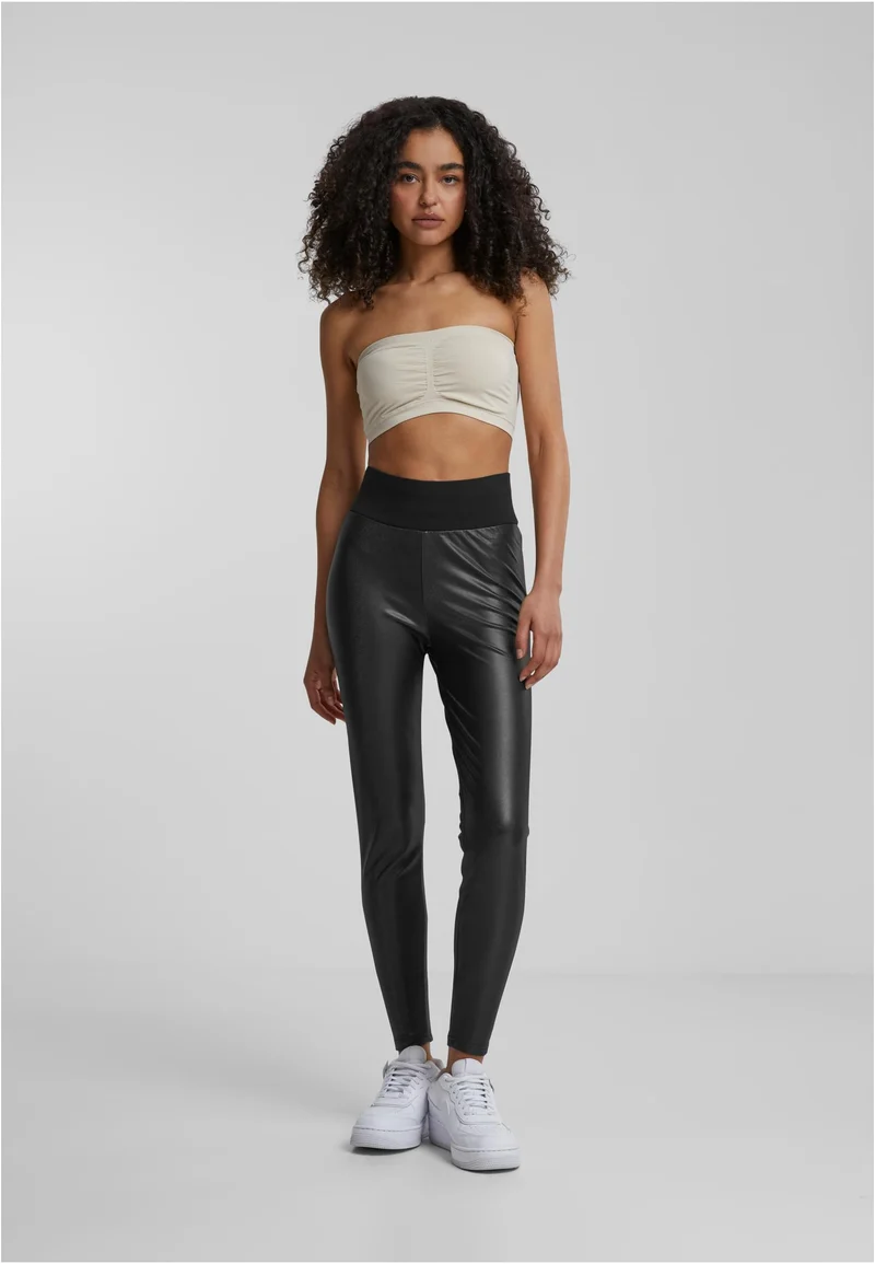 UC Faux Leather High Waist Tights