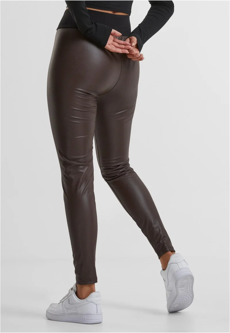 UC Faux Leather High Waist Tights