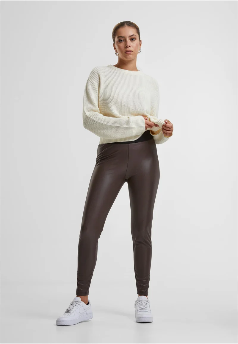 UC Faux Leather High Waist Tights