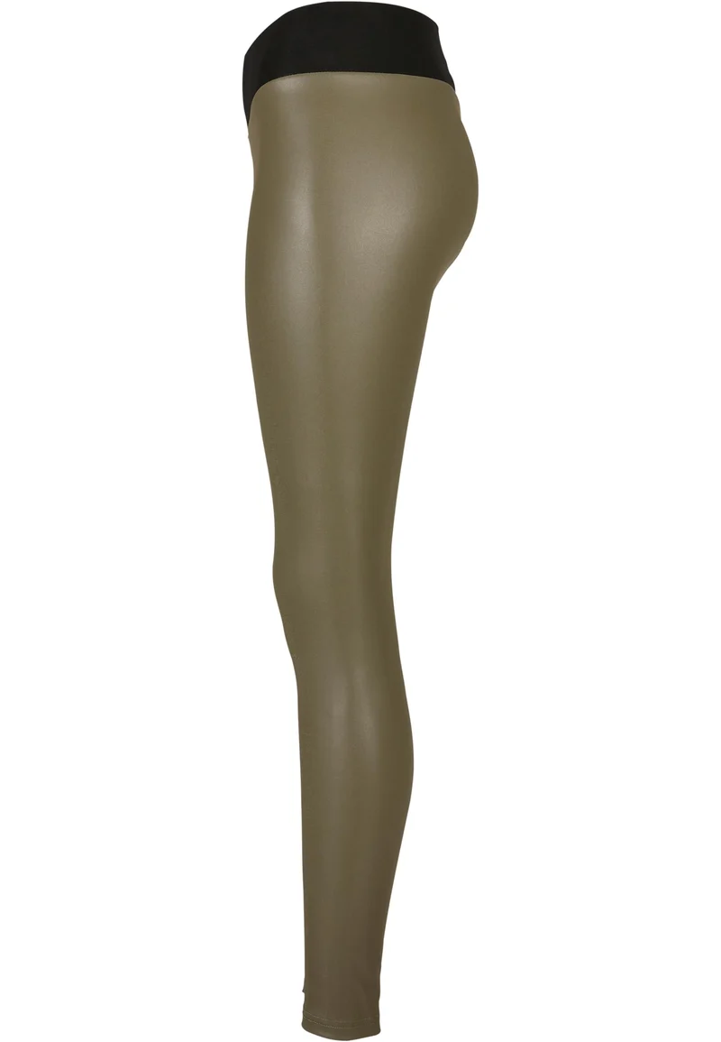 UC Faux Leather High Waist Tights