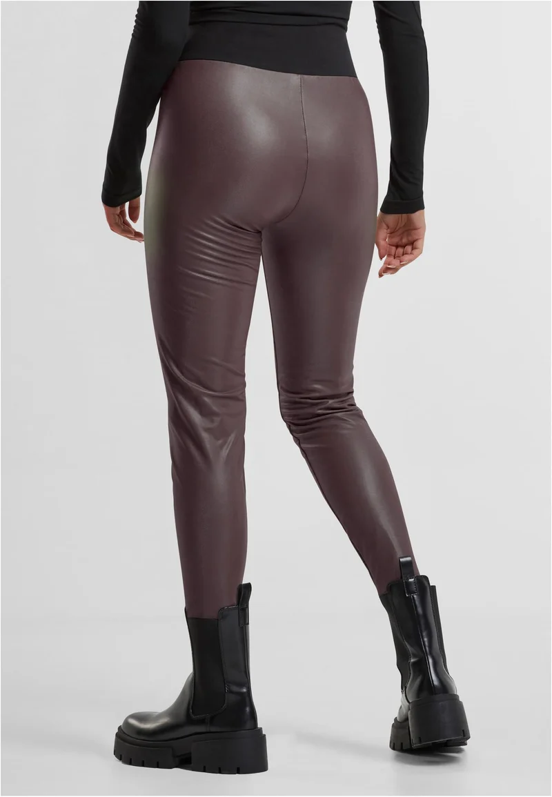 UC Faux Leather High Waist Tights