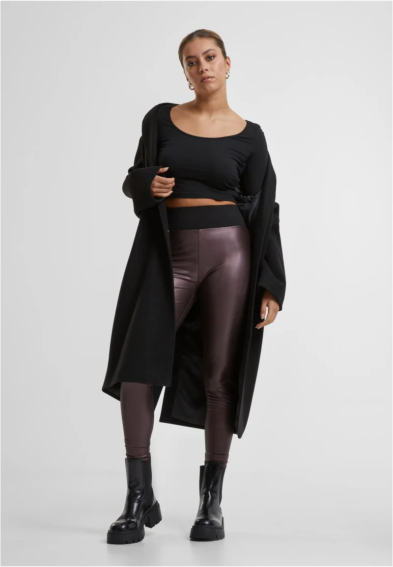 UC Faux Leather High Waist Tights