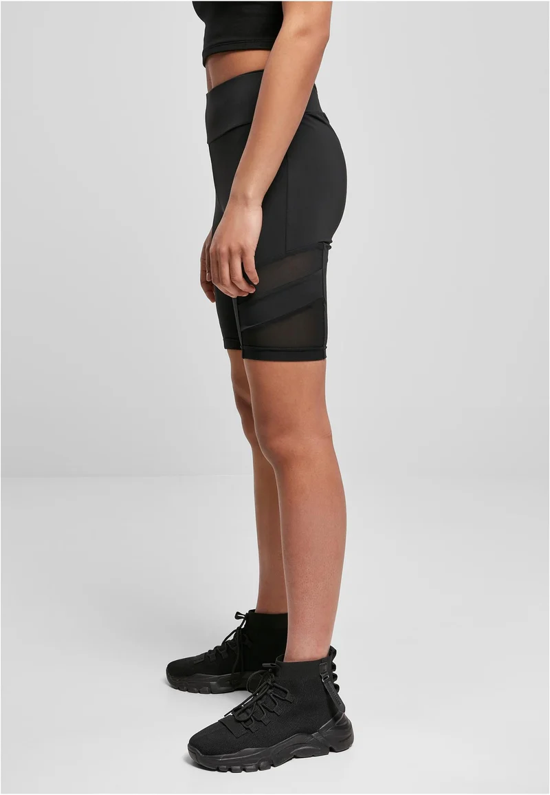 UC High Waist Tech Mesh Cycle Shorts