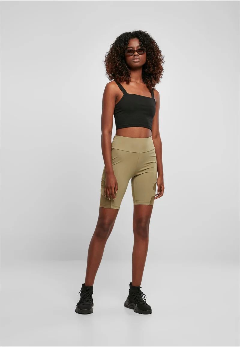 UC High Waist Tech Mesh Cycle Shorts