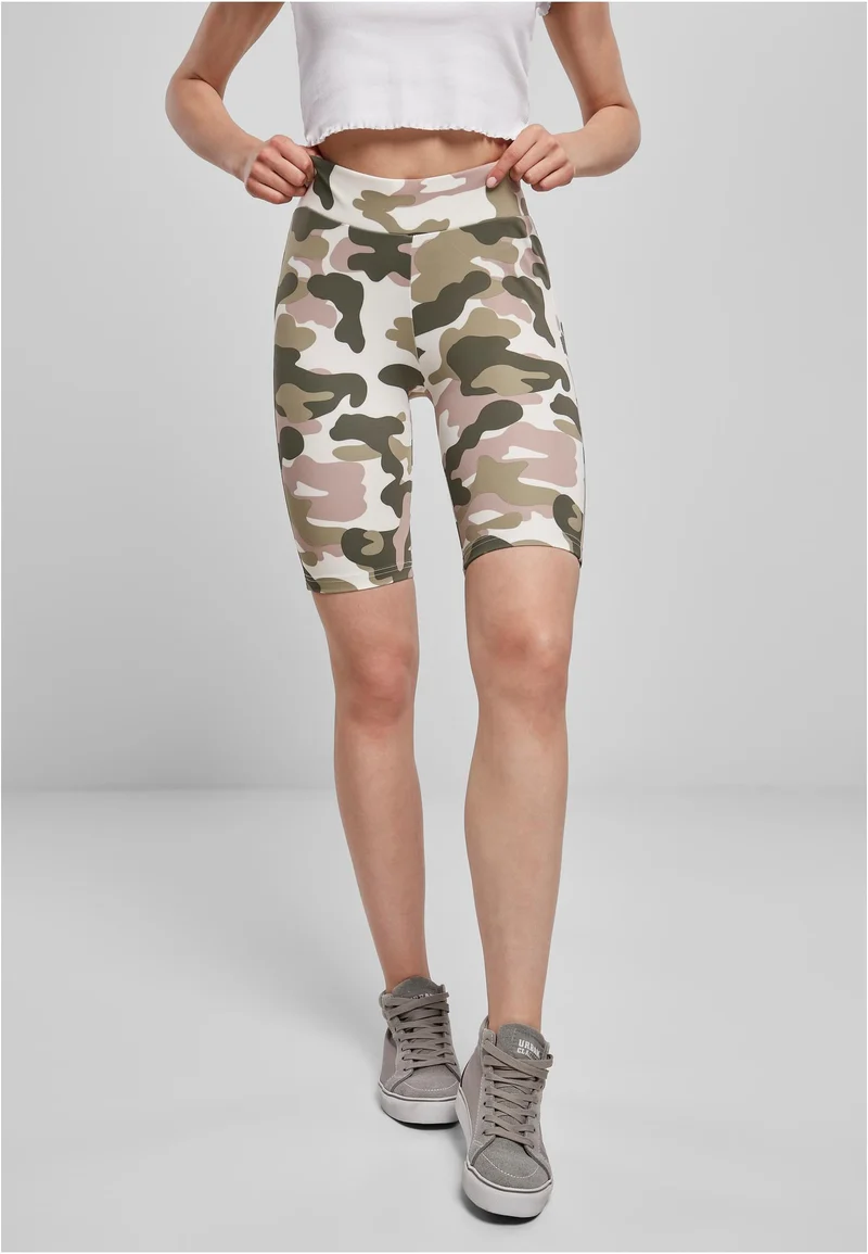 UC High Waist Camo Tech Cycle Shorts
