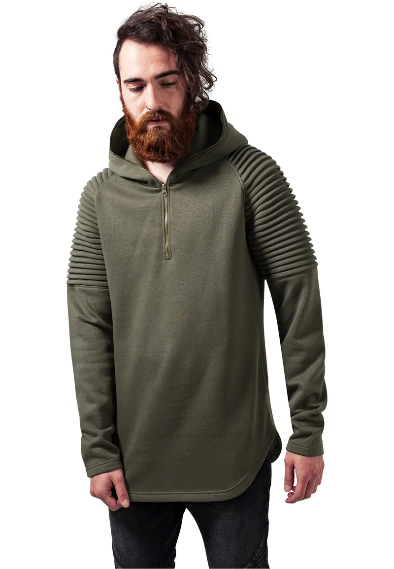 UC Pleat Sleeves Terry Hoody