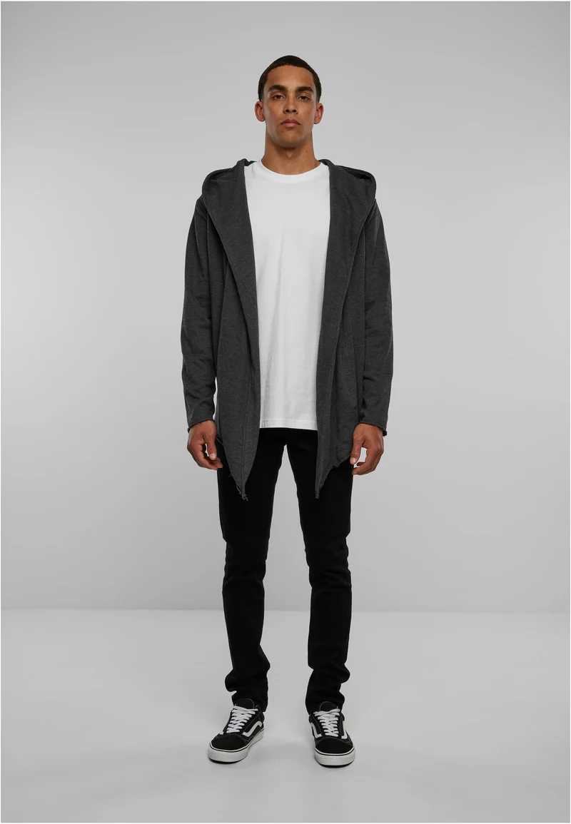 UC Long Hooded Open Edge Cardigan